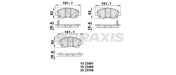 DİSK BALATA BRAXIS AB0055