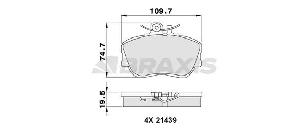 DİSK BALATA BRAXIS AB0069