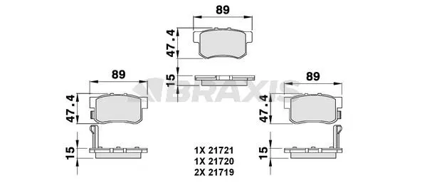 DİSK BALATA BRAXIS AB0076