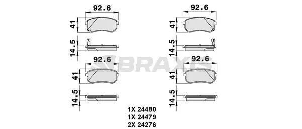 DİSK BALATA BRAXIS AB0084