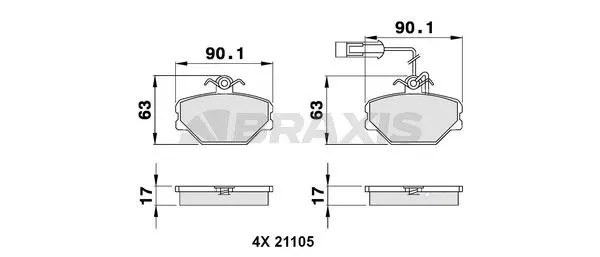 DİSK BALATA BRAXIS AB0088