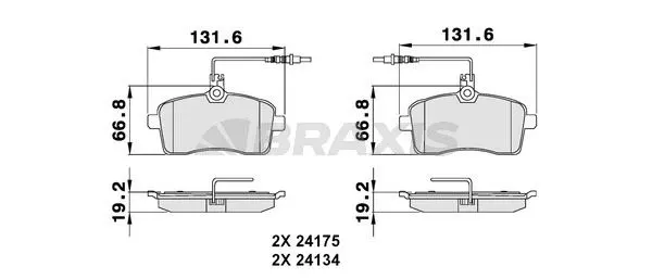 DİSK BALATA BRAXIS AB0089