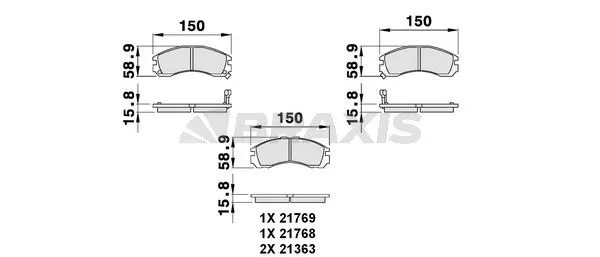 DİSK BALATA BRAXIS AB0090