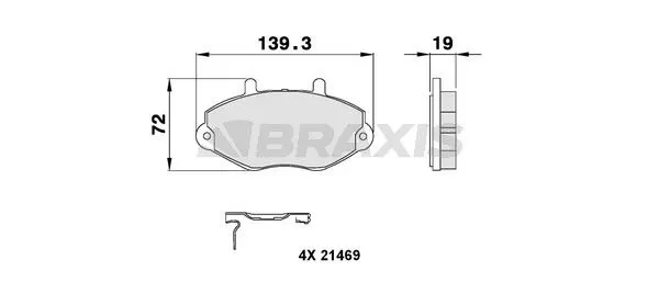 DİSK BALATA BRAXIS AB0096