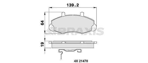 DİSK BALATA BRAXIS AB0098
