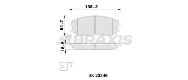 DİSK BALATA BRAXIS AB0110