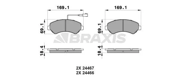 DİSK BALATA BRAXIS AB0111