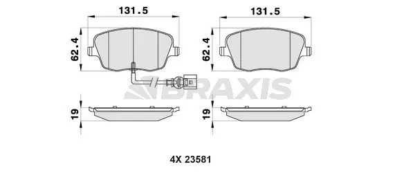 DİSK BALATA BRAXIS AB0124