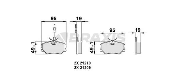 DİSK BALATA BRAXIS AB0127