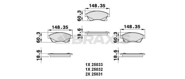DİSK BALATA BRAXIS AB0128