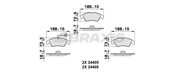 DİSK BALATA BRAXIS AB0129