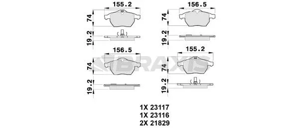 DİSK BALATA BRAXIS AB0130