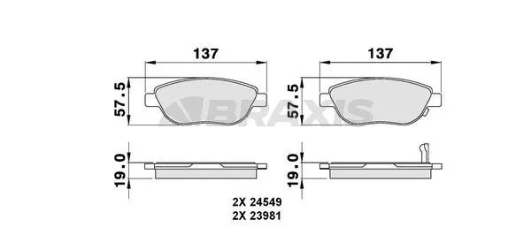 DİSK BALATA BRAXIS AB0137