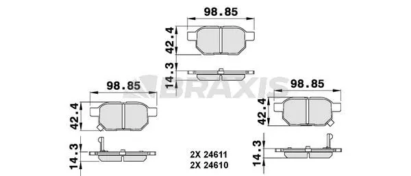 DİSK BALATA BRAXIS AB0138