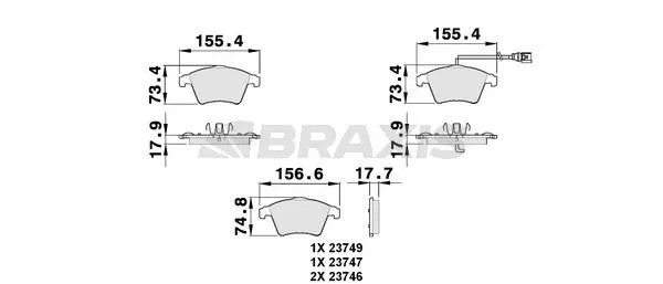 DİSK BALATA BRAXIS AB0148