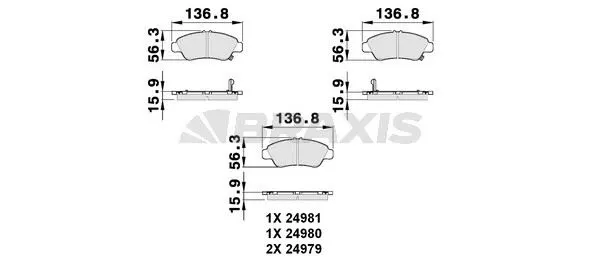 DİSK BALATA BRAXIS AB0150