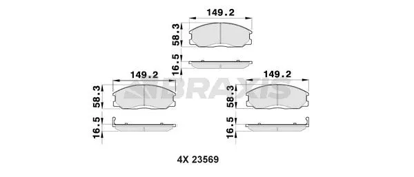 DİSK BALATA BRAXIS AB0153