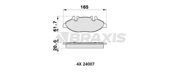 DİSK BALATA BRAXIS AB0156