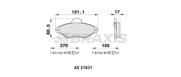 DİSK BALATA BRAXIS AB0160