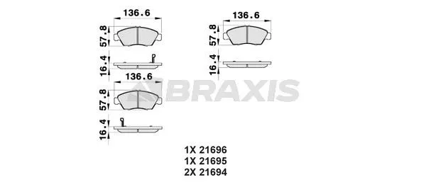 DİSK BALATA BRAXIS AB0170