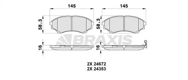 DİSK BALATA BRAXIS AB0178