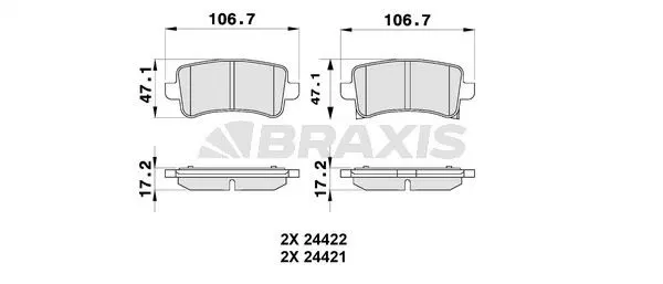 DİSK BALATA BRAXIS AB0180