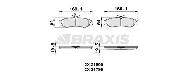 DİSK BALATA BRAXIS AB0183