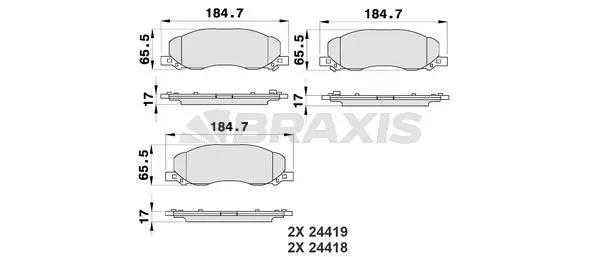 DİSK BALATA BRAXIS AB0186