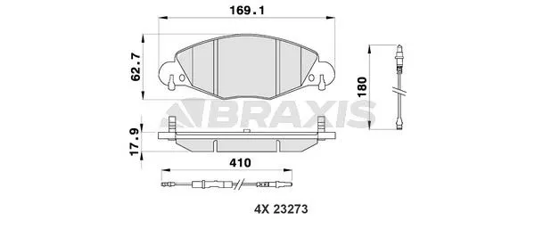 DİSK BALATA BRAXIS AB0188