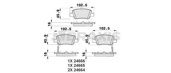DİSK BALATA BRAXIS AB0190