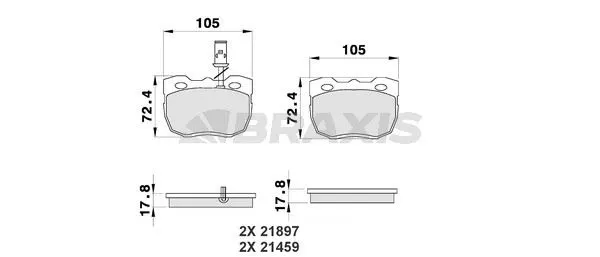 DİSK BALATA BRAXIS AB0193