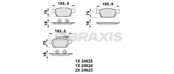 DİSK BALATA BRAXIS AB0195