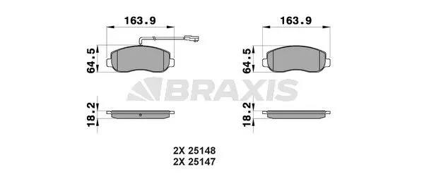 DİSK BALATA BRAXIS AB0199