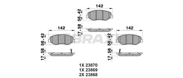 DİSK BALATA BRAXIS AB0203
