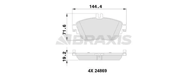 DİSK BALATA BRAXIS AB0219