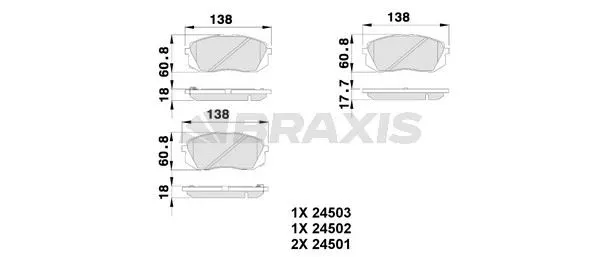 DİSK BALATA BRAXIS AB0223