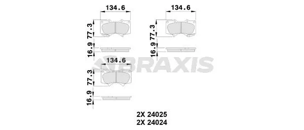 DİSK BALATA BRAXIS AB0226