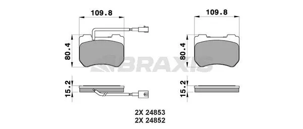 DİSK BALATA BRAXIS AB0233