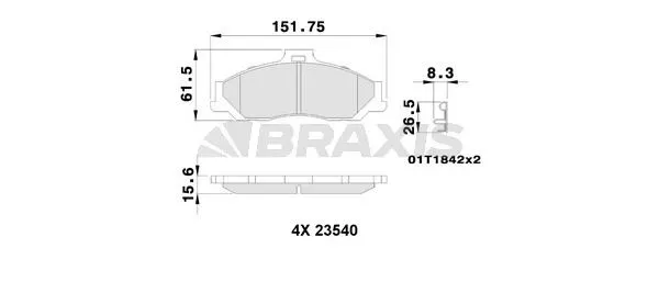 DİSK BALATA BRAXIS AB0242