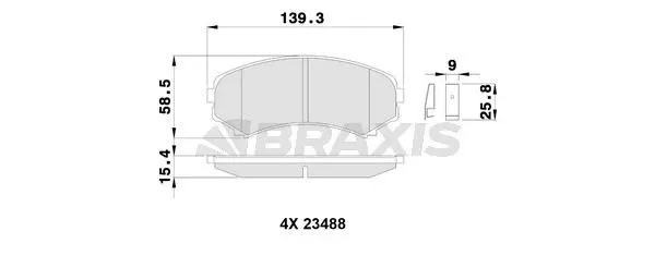 DİSK BALATA BRAXIS AB0244