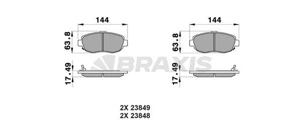 DİSK BALATA BRAXIS AB0248