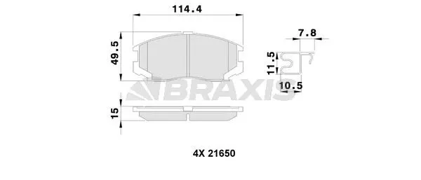 DİSK BALATA BRAXIS AB0250