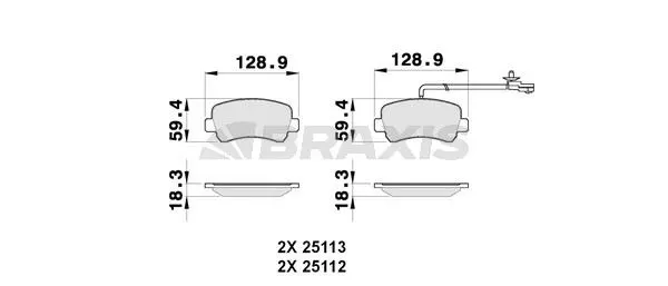 DİSK BALATA BRAXIS AB0258