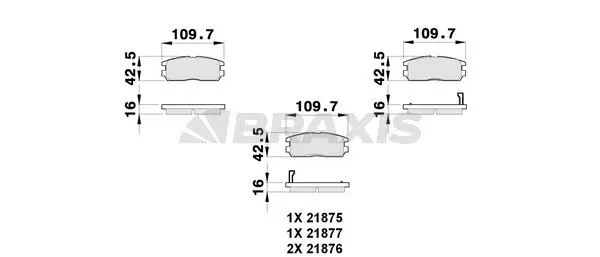 DİSK BALATA BRAXIS AB0260