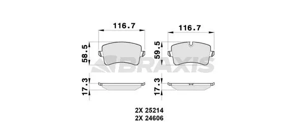 DİSK BALATA BRAXIS AB0262
