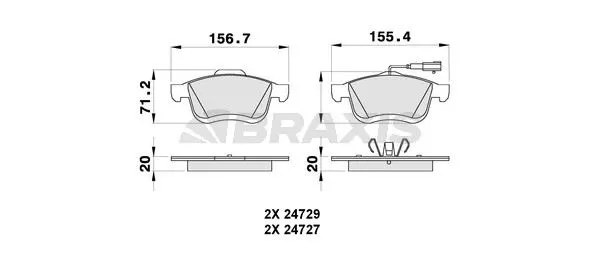 DİSK BALATA BRAXIS AB0264