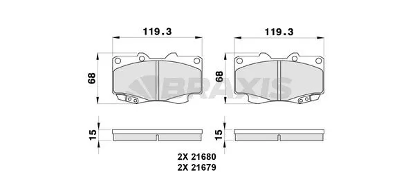 DİSK BALATA BRAXIS AB0292