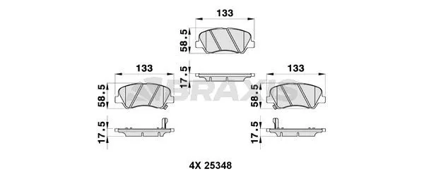 DİSK BALATA BRAXIS AB0308