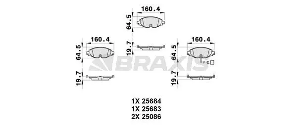 DİSK BALATA BRAXIS AB0313