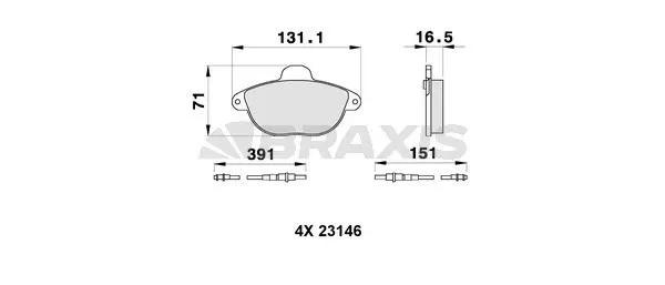 DİSK BALATA BRAXIS AB0318